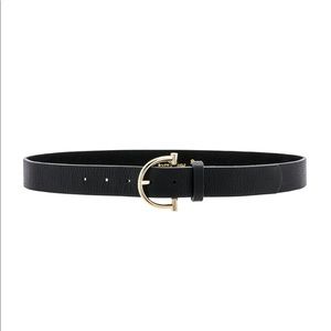 Blake Mini Belt in Black & Gold (SMALL)